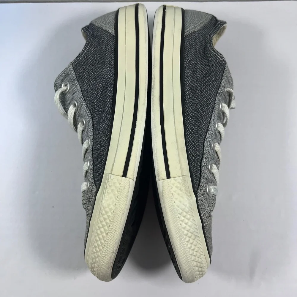 Converse All Star Low Top Gray Denim Sneakers Casual Shoes Unisex W 8 M‎ 6